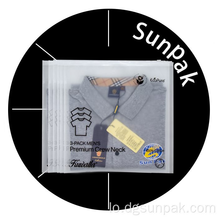 Zip Lock Zipper Pouch Pouch ທີ່ມີອາກາດຫນາວ